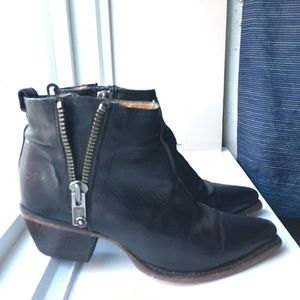Frye Black Sacha Moto Shortie